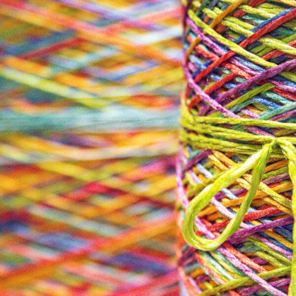 Bobbin finished knotting